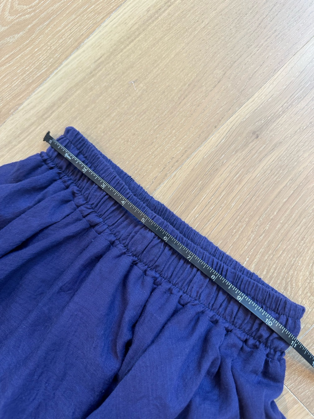 Women’s Navy Blue Flowy Maxi Skirt Layering Boho Casual Resortwear Vacation - Picture 5 of 7